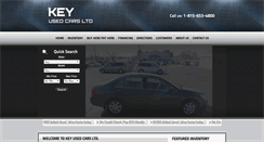 Desktop Screenshot of keyusedcarsltd.com